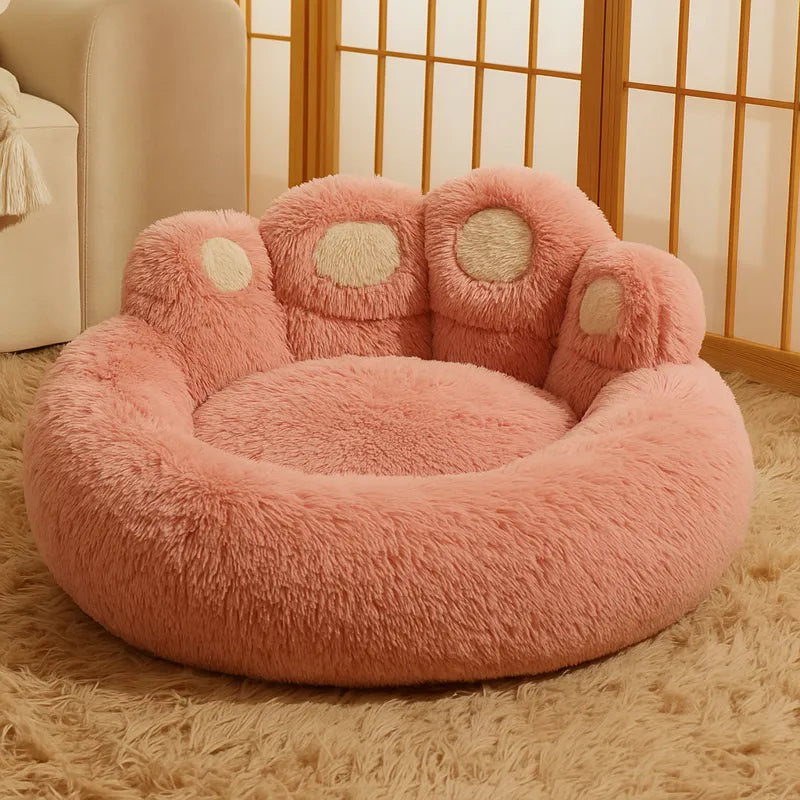 Canapé pour chat rose doux style moderne