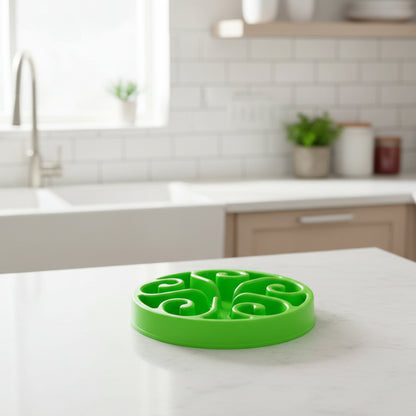 Gamelle anti glouton plastique vert