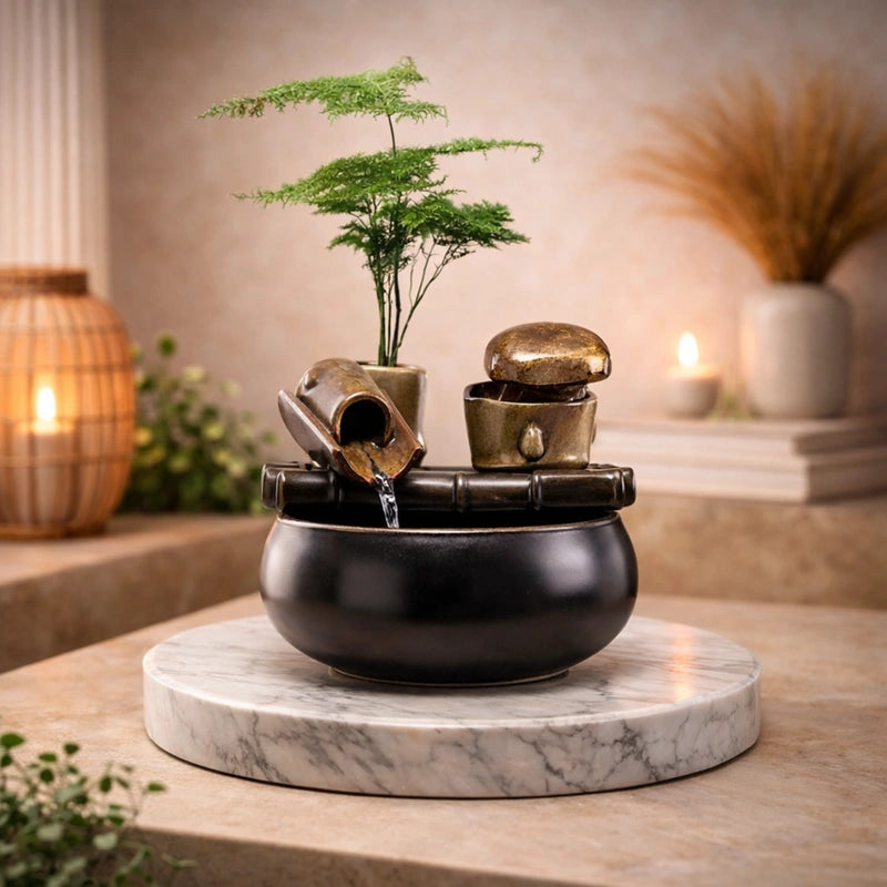 fontaine à eau chat design eau qui coule