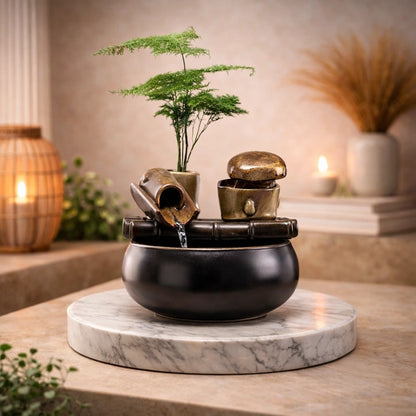 fontaine à eau chat design eau qui coule