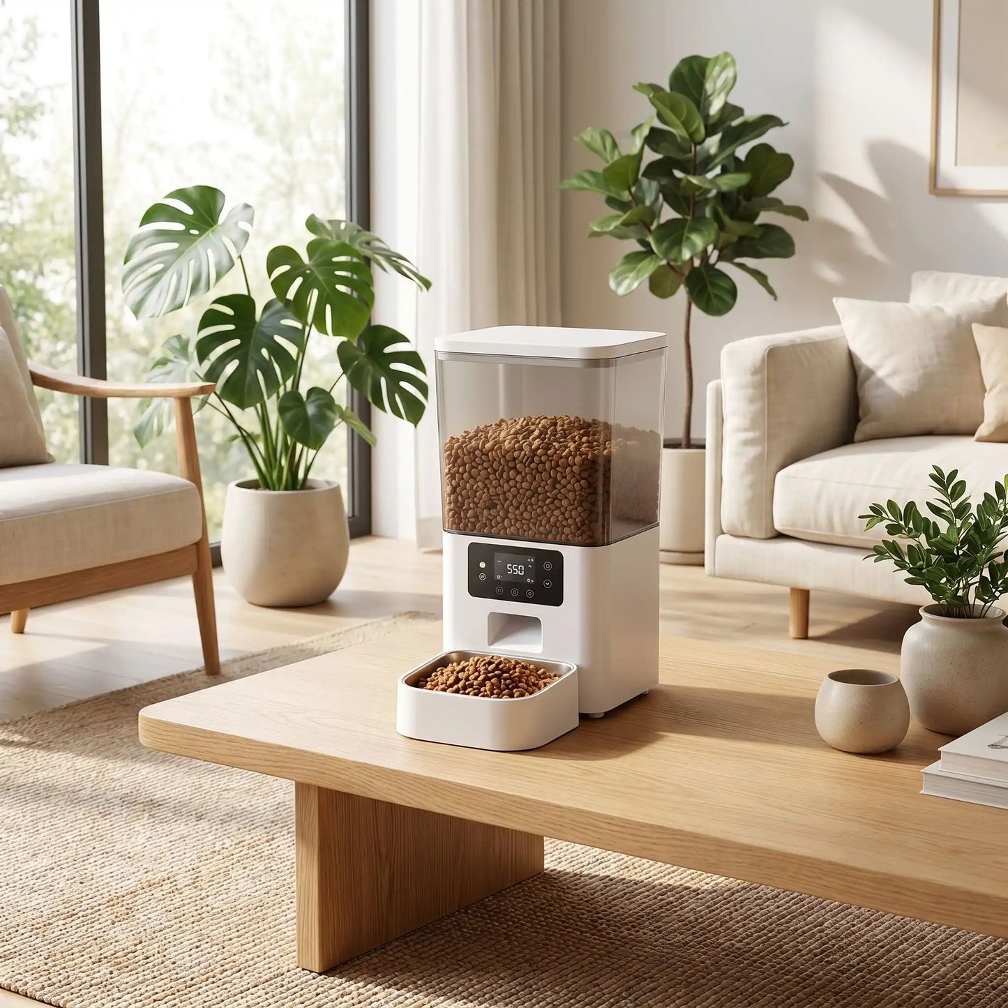 Distributeur de croquettes pour chat - Caméra | SmartPaw
