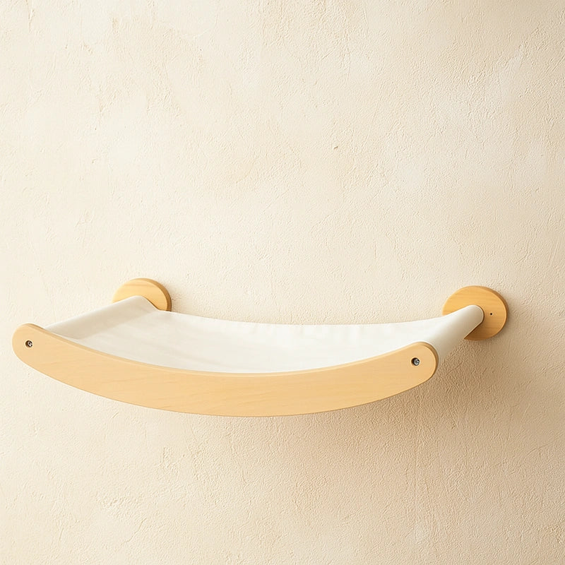 Hamac pour chat mural blanc solide idéal repos félin