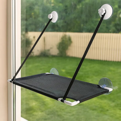 hamac pour char simple noir a ventouse