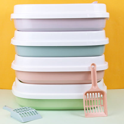 Litière pour chat pastel quatre couleurs