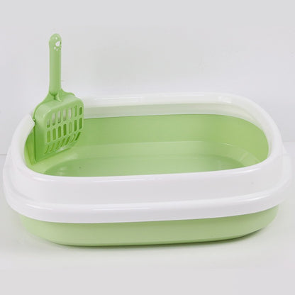 litière pour chat vert