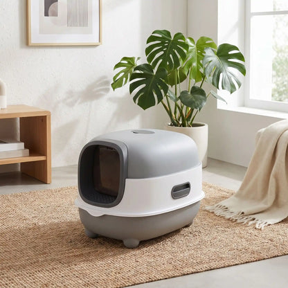 Litière pour chat fermée intérieur moderne