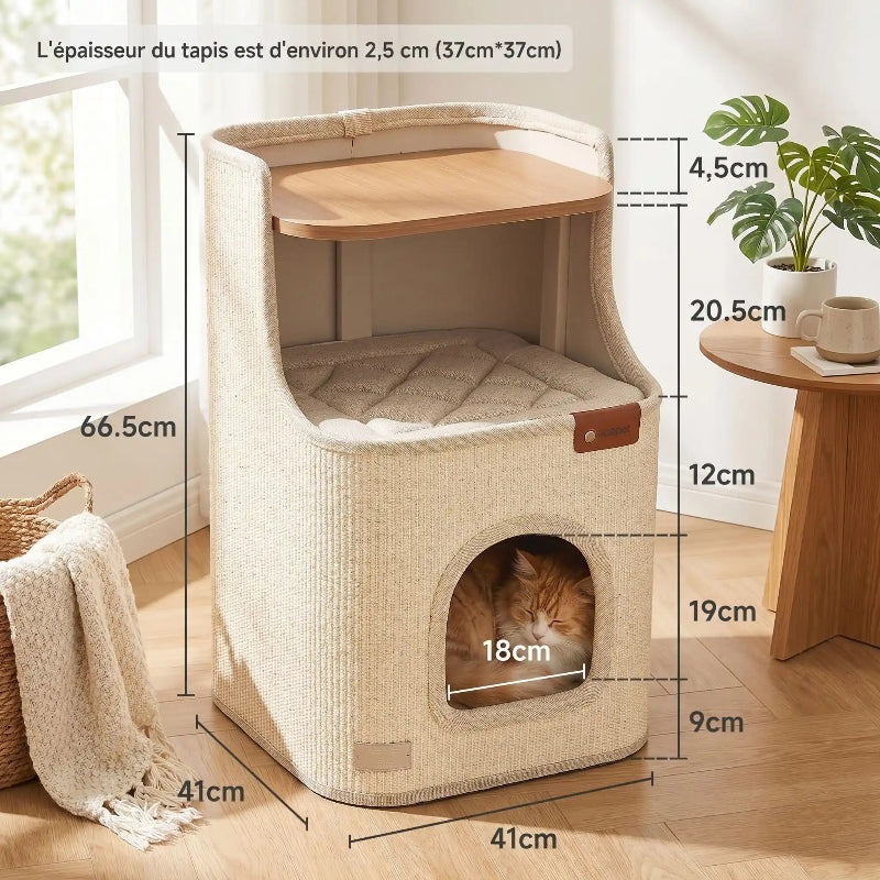 Maisonnette pour chat dimensions taille produit