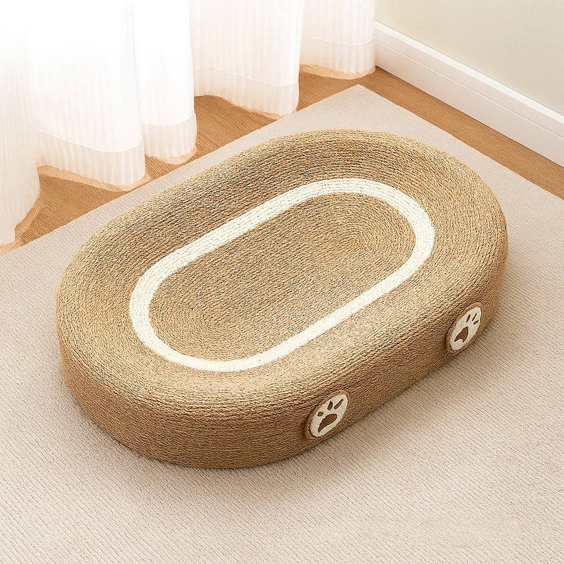 Panier pour chat en sisal naturel seulement design simple confortable